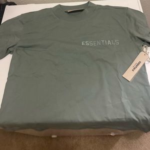 Fear of God essentials women’s size Large sycamore t shirt NWT